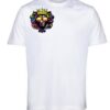 Reggae gear White Round neck t-shirt with RG logo Right chest