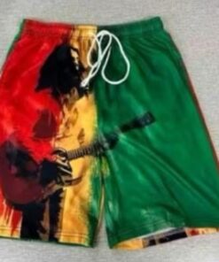 Reggae Gear Bob Guitar Rasta Shorts