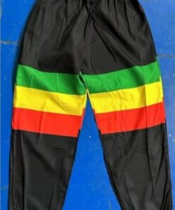 Reggae gear black Rasta Pants