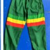 Reggae gear black weed leaf pants